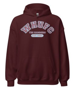 West Ham Hoodie WHUFC The Hammers Hoodies Claret & Blue