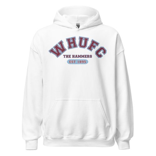 West Ham Hoodie White