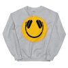 Smiley Face DJ Headphones Sweatshirt