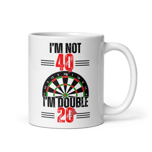 40th Birthday Darts Mug