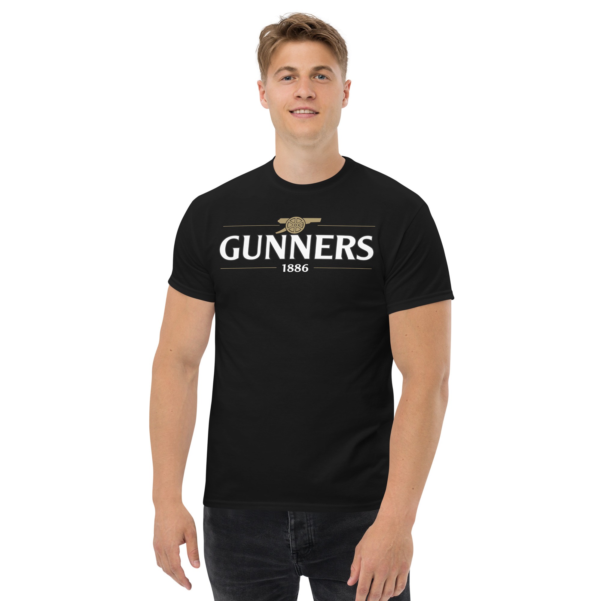 Arsenal T Shirt Gunners Black
