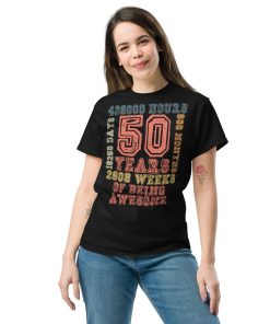50th Birthday t shirts 50 Years Of Being Awesome T-shirt