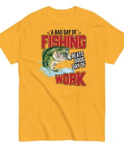 Funny Fishing T-shirt – Bad Day of Fishing