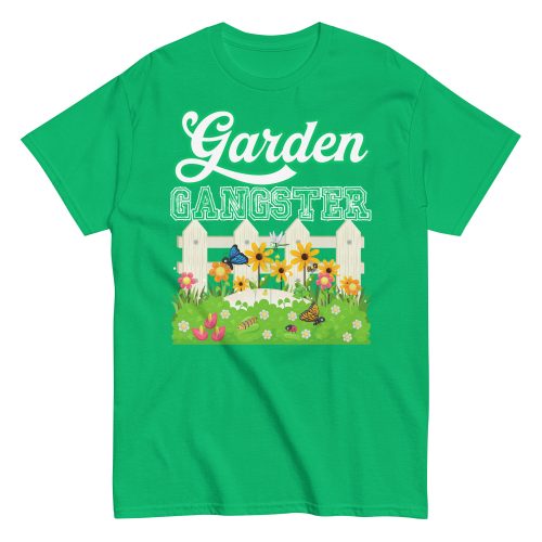 Garden Gangster T-Shirt Gift For Gardeners