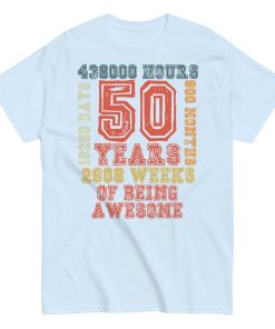50th Birthday t shirts 50 Years Of Being Awesome T-shirt