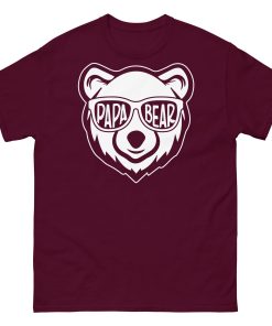 Papa Bear T-shirt Gift For Dad