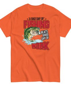 Funny Fishing T-shirt – Bad Day of Fishing