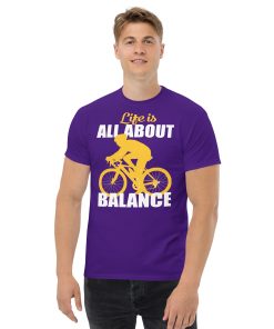Life Is All About Balance Cyclist T Shirt