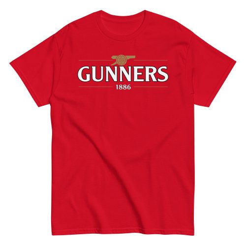 Arsenal T Shirt Gunners Red