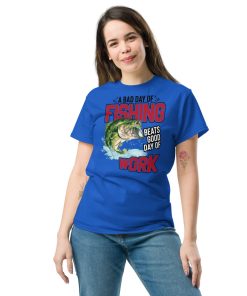 Funny Fishing T-shirt - Bad Day of Fishing - Image 4