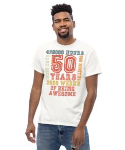 50th Birthday t shirts 50 Years Of Being Awesome T-shirt