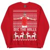 Red Declan Rice Christmas Jumper - Dec The Halls