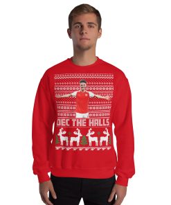 Declan Rice Christmas Jumper Dec The Halls Arsenal