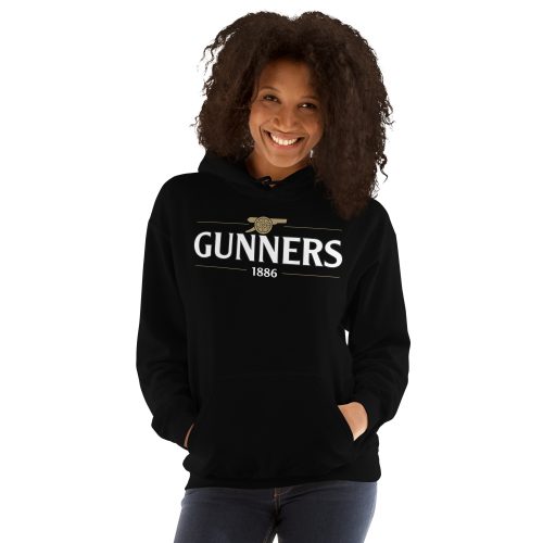 Arsenal Hoodie Gunners Black