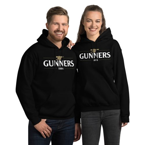 Arsenal Hoodie Gunners Black