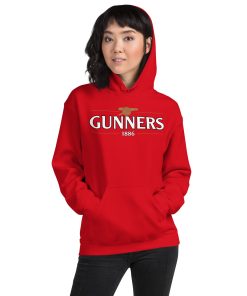 Arsenal Hoodie Gunners Red