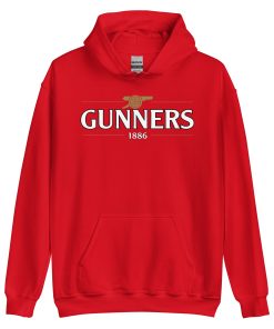 Arsenal Hoodie Gunners Red