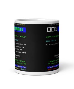 Chelsea UEFA Conference League Final Ceefax Mug 2025