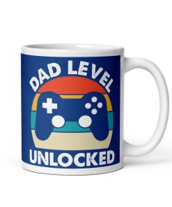 Dad Level Unlocked Mug For Gamer Dads
