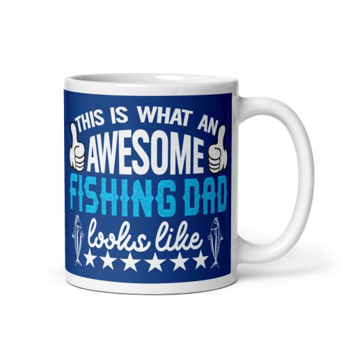 Awesome Fishing Dad Mug Gift for Dads Who Fish