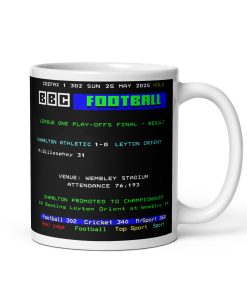 Charlton Athletic League One Play Off Final Winners Ceefax Mug