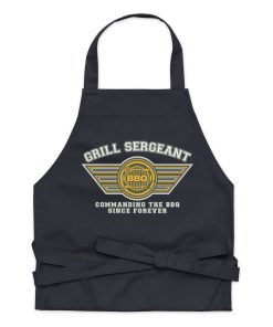 Grill Sergeant BBQ Apron Funny BBQ Gift Aprons For Him