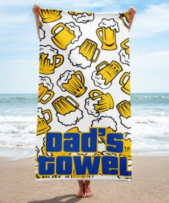 Dad’s Beach Towel – Beer Beach Towels For Dad