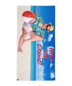 How You Doing? Funny Beach Towels