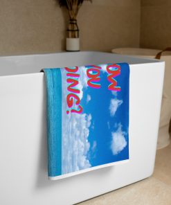 How You Doing? Funny Beach Towels