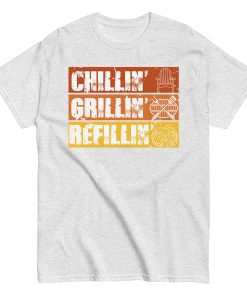 BBQ T-Shirt Chillin’ Grillin’ Refillin’