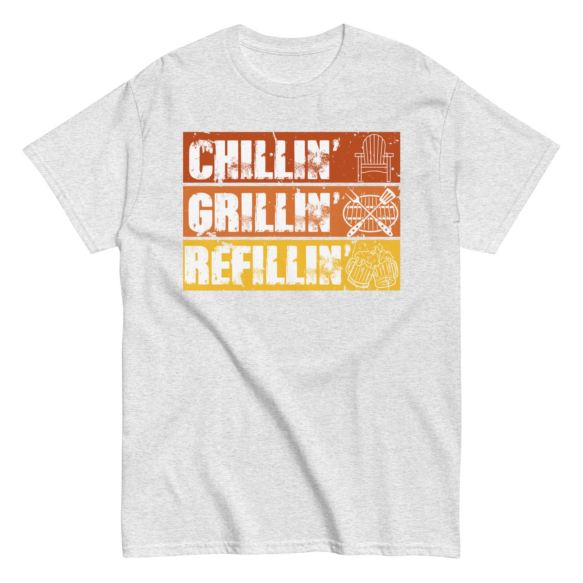 BBQ T-Shirt Chillin’ Grillin’ Refillin’