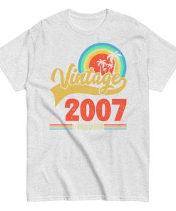 Vintage 2007 Limited Edition Birthday T-shirt Gifts