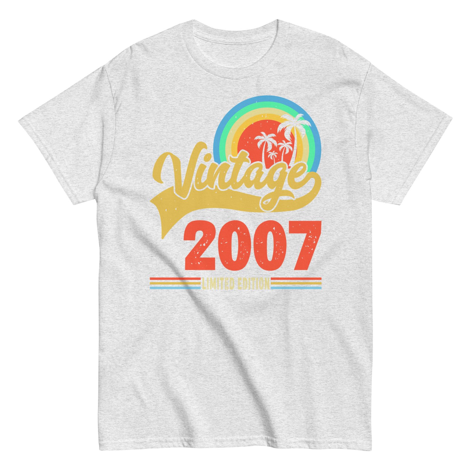 Vintage 2007 Limited Edition Birthday T-shirt Gifts