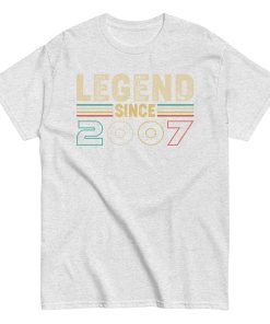 Legend Since 2007 T-shirts Birthday Gifts