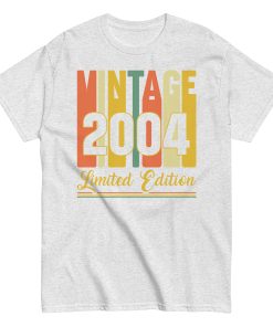 Vintage 2004 Limited Edition T-shirt Birthday T Shirts