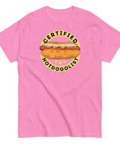 Certified Hotdogologist Funny BBQ Gift Hotdog T-Shirt