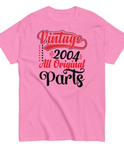 Vintage 2004 All Original Parts T-shirt Birthday Gift T Shirt
