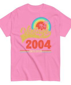 Vintage 2004 Limited Edition Birthday T-shirts