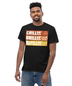 BBQ T-Shirt Chillin’ Grillin’ Refillin’