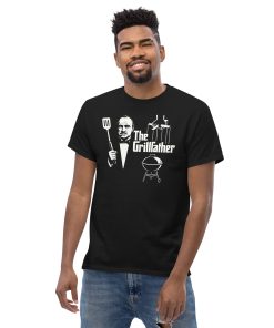 The Grillfather BBQ T-shirt For Dad Funny BBQ T shirts