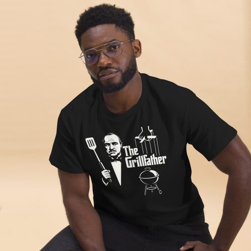 The Grillfather BBQ T-shirt For Dad Funny BBQ T shirts