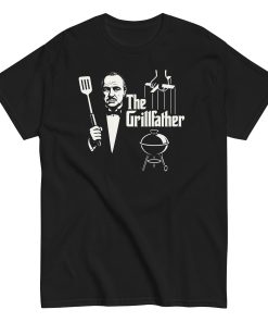 The Grillfather BBQ T-shirt For Dad Funny BBQ T shirts