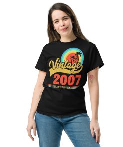 Vintage 2007 Limited Edition Birthday T-shirt Gifts