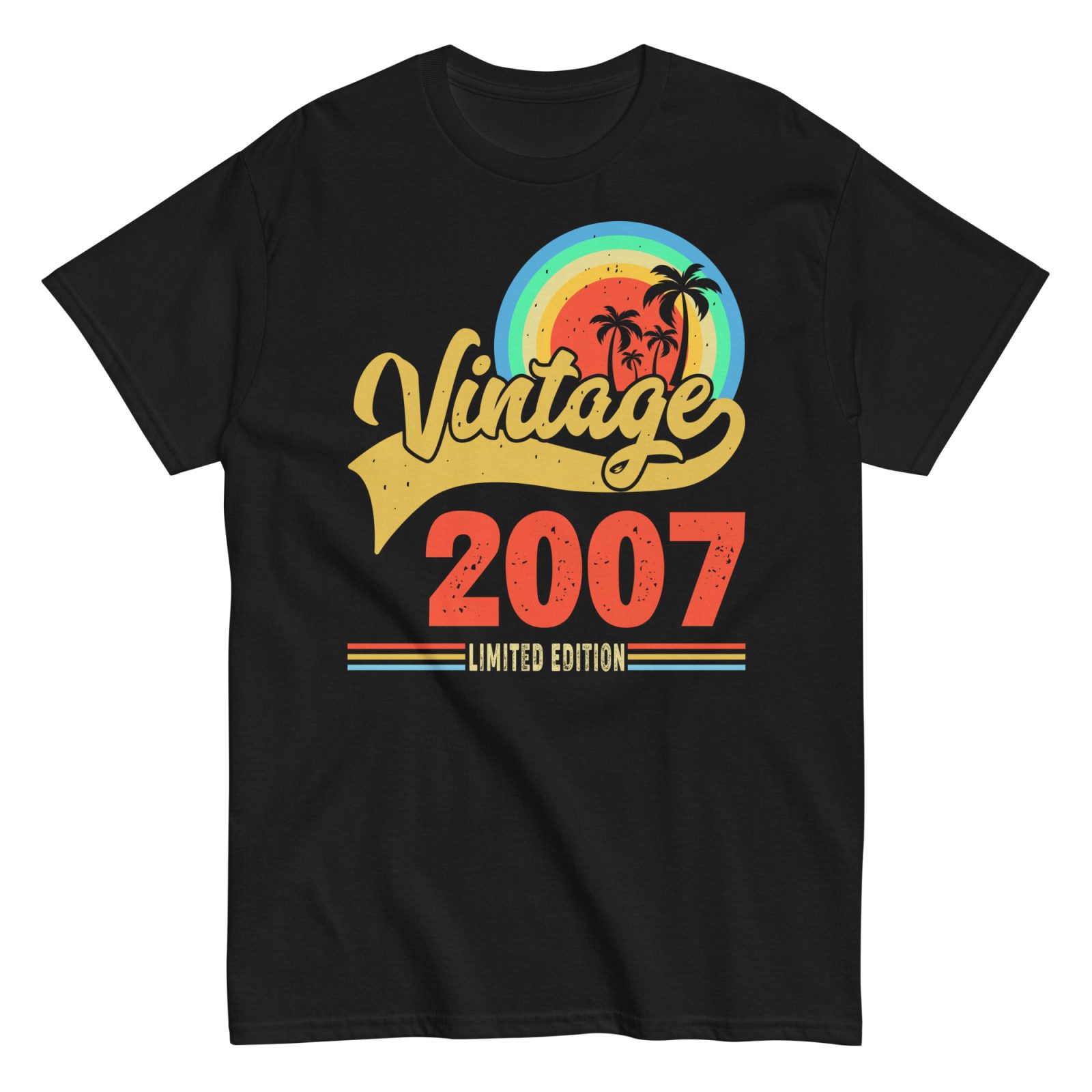Vintage 2007 Limited Edition Birthday T-shirt Gifts