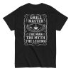 Grillmaster The Man The Myth The Legend Funny BBQ T-shirt
