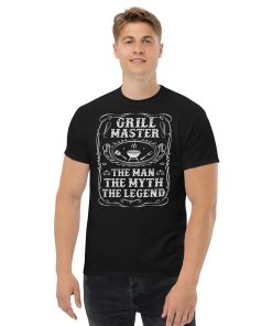 Grillmaster The Man The Myth The Legend Funny BBQ T-shirt