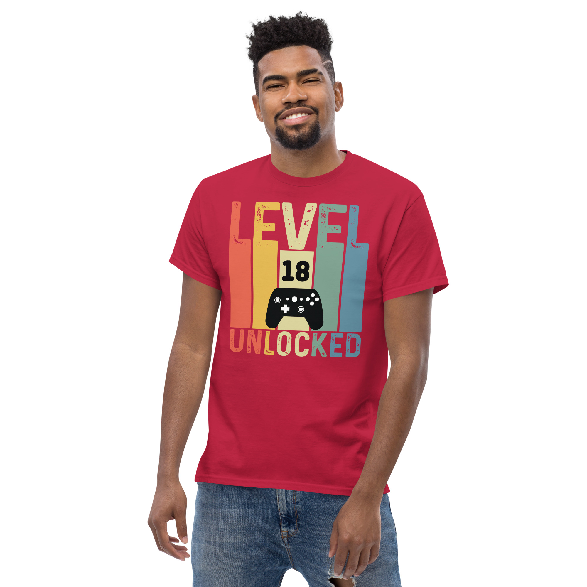 Level 18 Unlocked – 18th Birthday T-shirts for Gamers