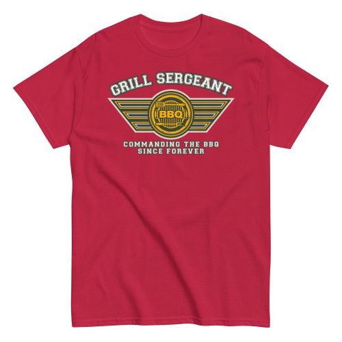 Grill Sergeant BBQ T Shirt Funny
