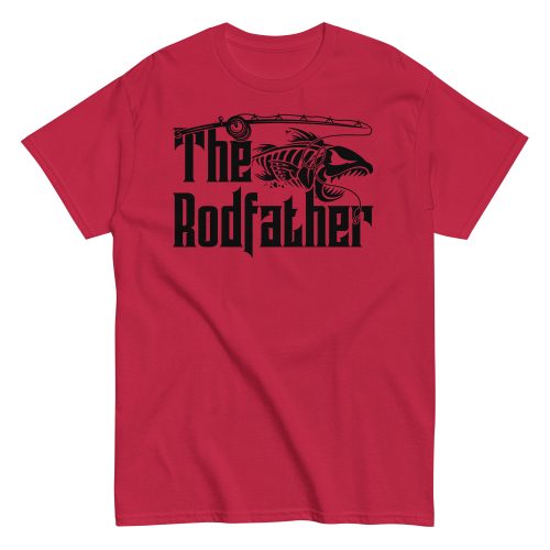 The Rodfather T Shirt Gift For Fishing Dads