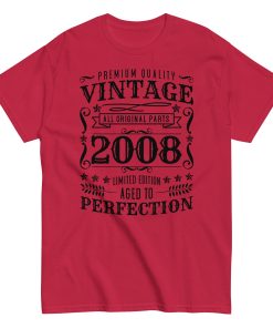 2008 Vintage Birthday T-shirt